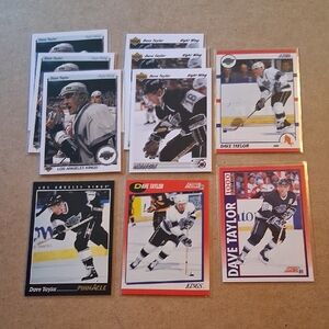 Dave Taylor Hockey Trading Cards Set